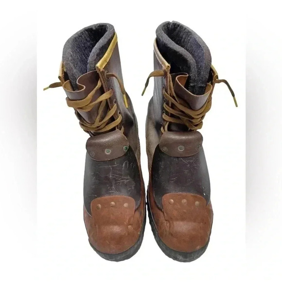 Sorel “Thompson” Iron Worker/Welder Industrial Leather Steel Boots Size 9 - Picture 9 of 10